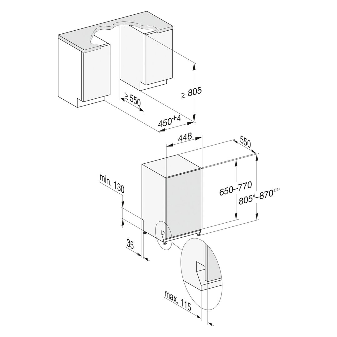 Miele 45cm Fully Integrated Dishwasher with QuickPowerWash G5481SCVI