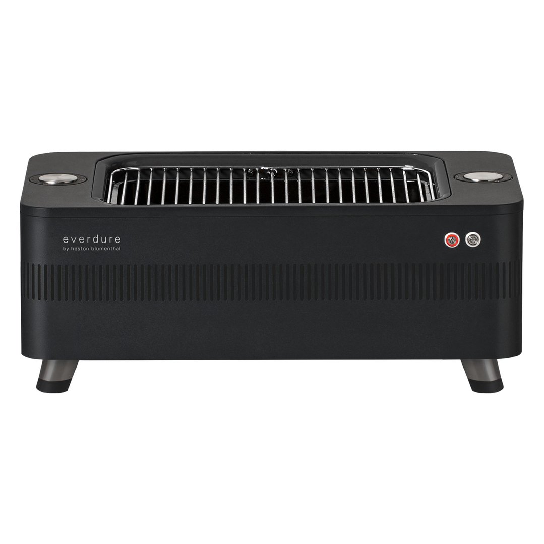 Everdure FUSION™ Electric Ignition Charcoal Barbeque with Pedestal (Black) HBCE1BSB