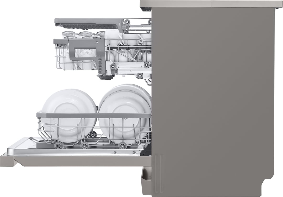 LG Quadwash® Dishwasher Platinum Steel XD4B15PS