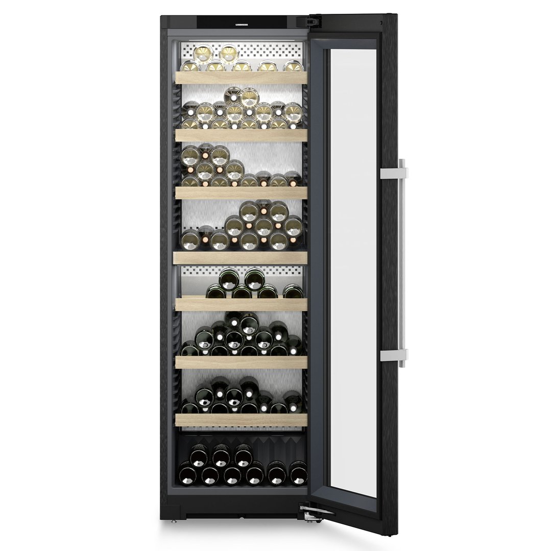Liebherr 155 Bottle Dual Zone Wine Fridge - BlackSteel WPBS5262RHH