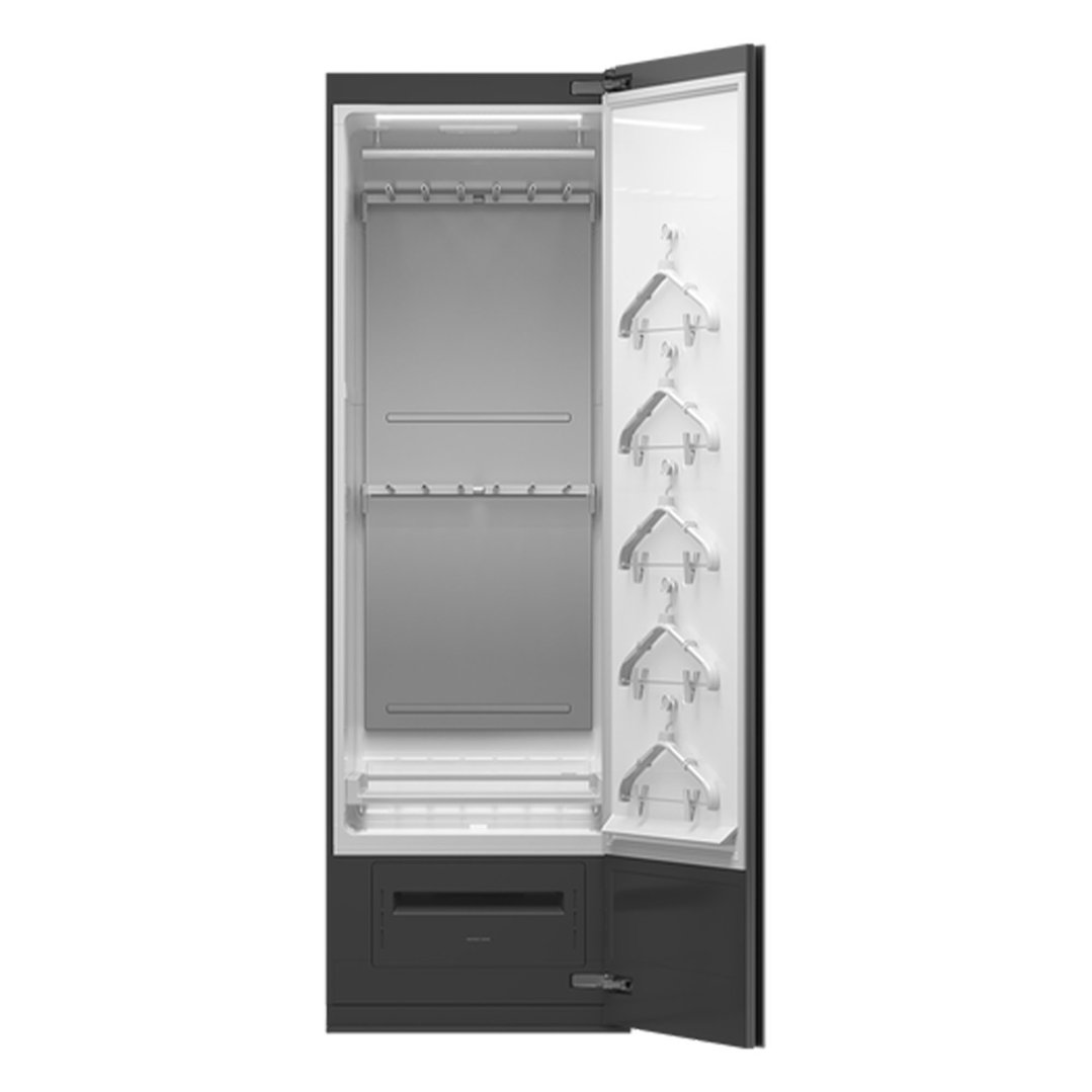 Fisher & Paykel 60cm Series 11, Minimal Fabric Care Cabinet, Flexi-Loading, Steam & Dry, Grey Glass FC1260FZB2