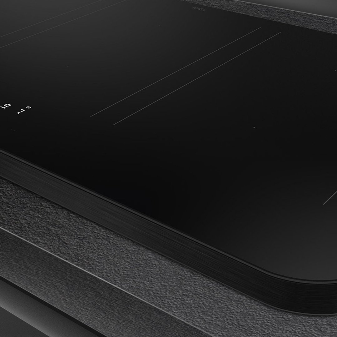 Smeg 90cm Isola Alta Induction Cooktop with Autovent 2.0 - Matte Black SISL7964MB