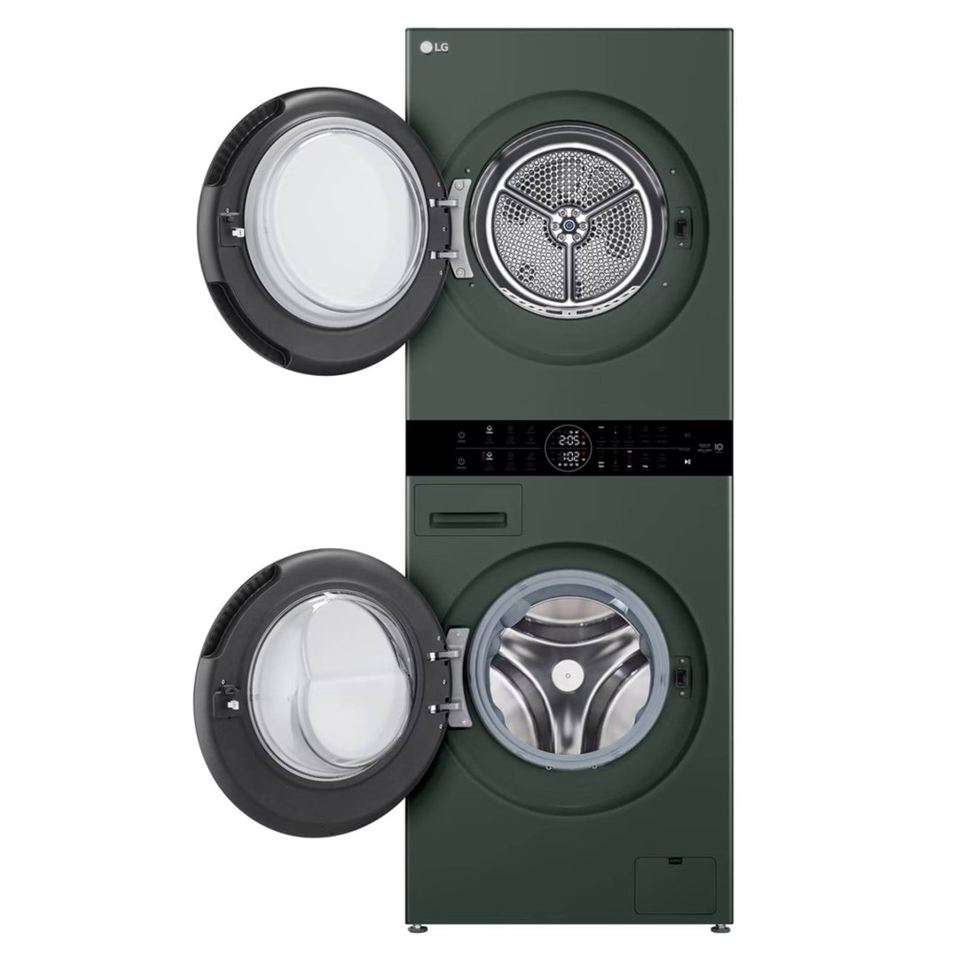 LG WashTower™ Compact All-In-One Stacked Washer Dryer - Forest Green WWT-1210FGX