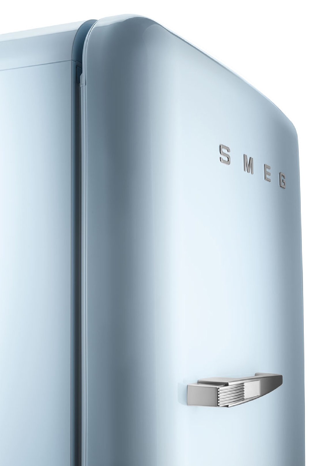 Smeg FAB28 50's Style 270L Retro Refrigerator Right Hand Hinge - Pastel Blue FAB28RPB6AU