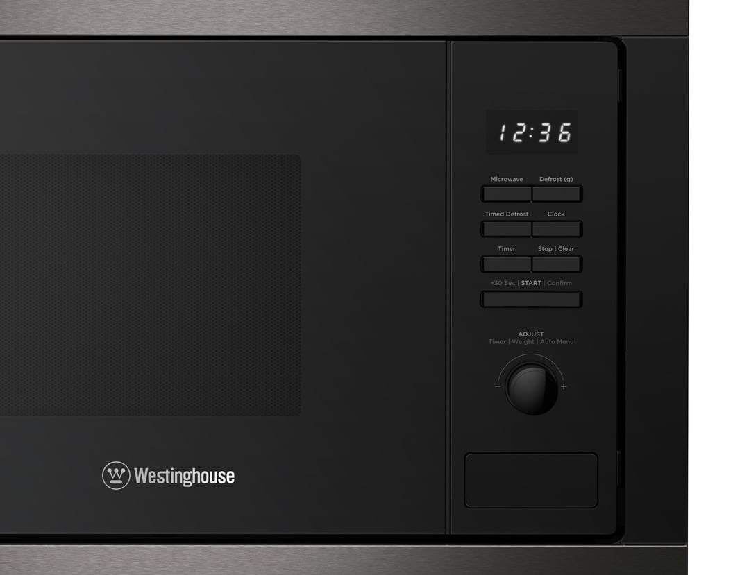 Westinghouse 25L Built-in Microwave, Dark Stainless Steel WMB2522DSC