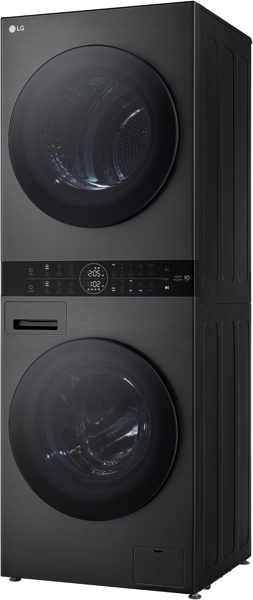 LG 12/10kg WashTower™ Stacked Washer Dryer - Black WWT-1210BX