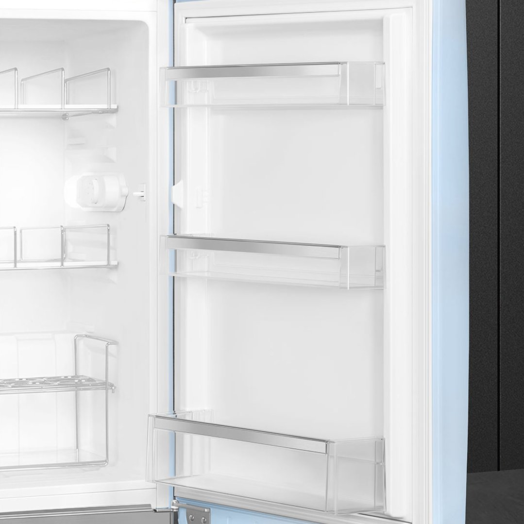 Smeg FAB10 50's Style Retro Refrigerator Right Hand Hinge - Pastel Blue FAB10HRPB6