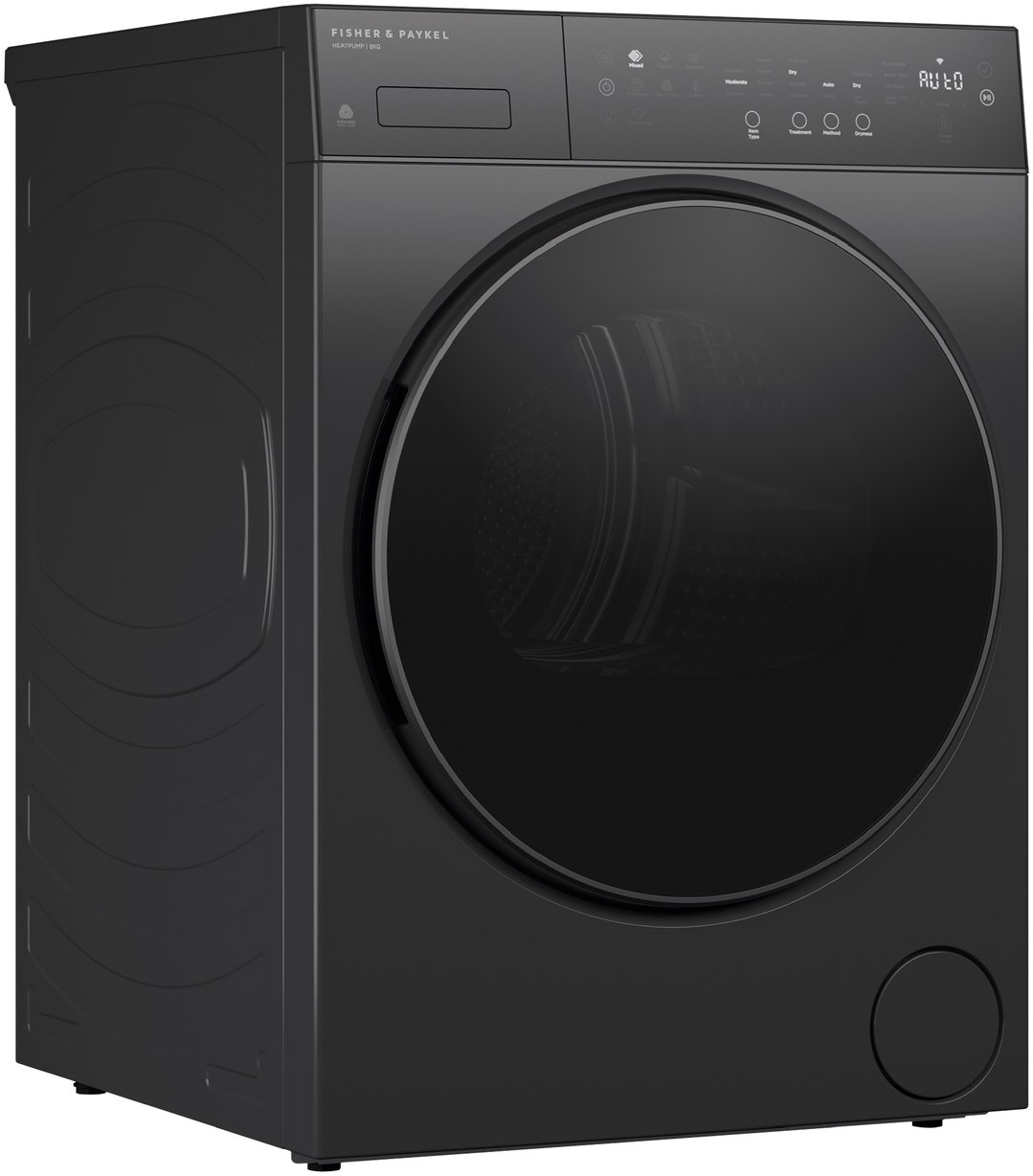 Fisher & Paykel 8kg Series 5 Contemporary Heat Pump Dryer Graphite DH8060PG5