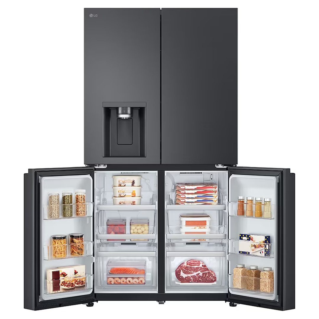 LG 637L French Door Fridge in Matte Black Finish GF-L700MBL