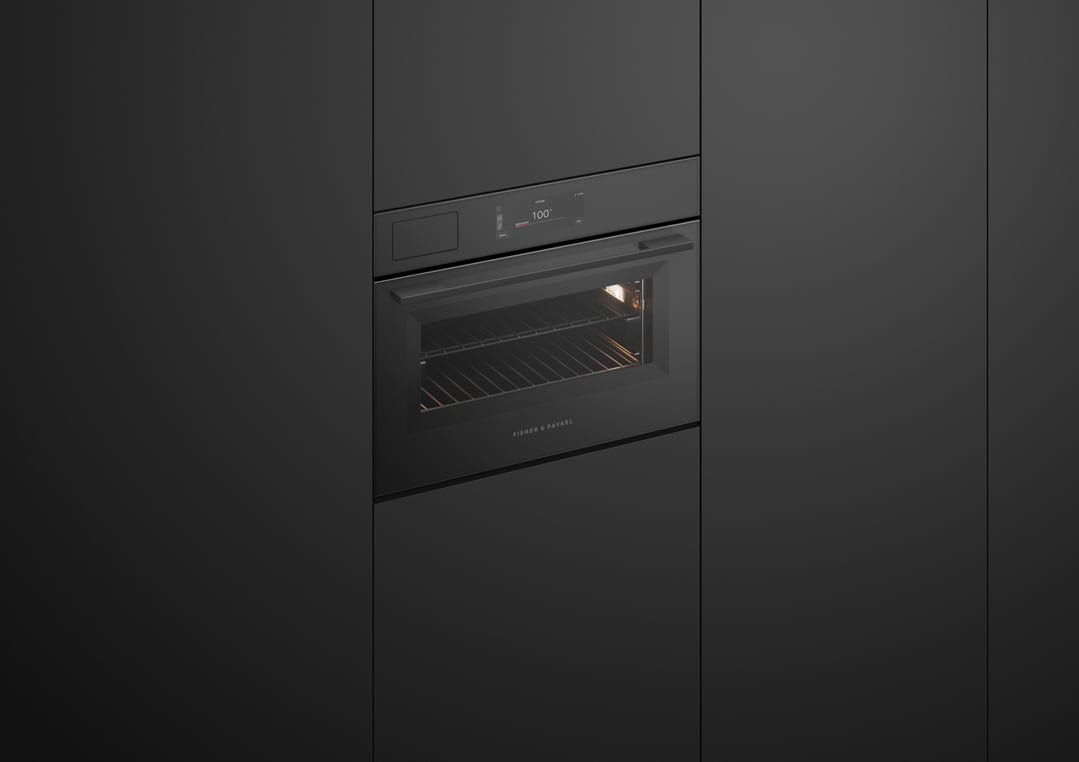 Fisher & Paykel 60cm Minimal Compact Combi-Steam Oven, Black OS60NAMVUB5