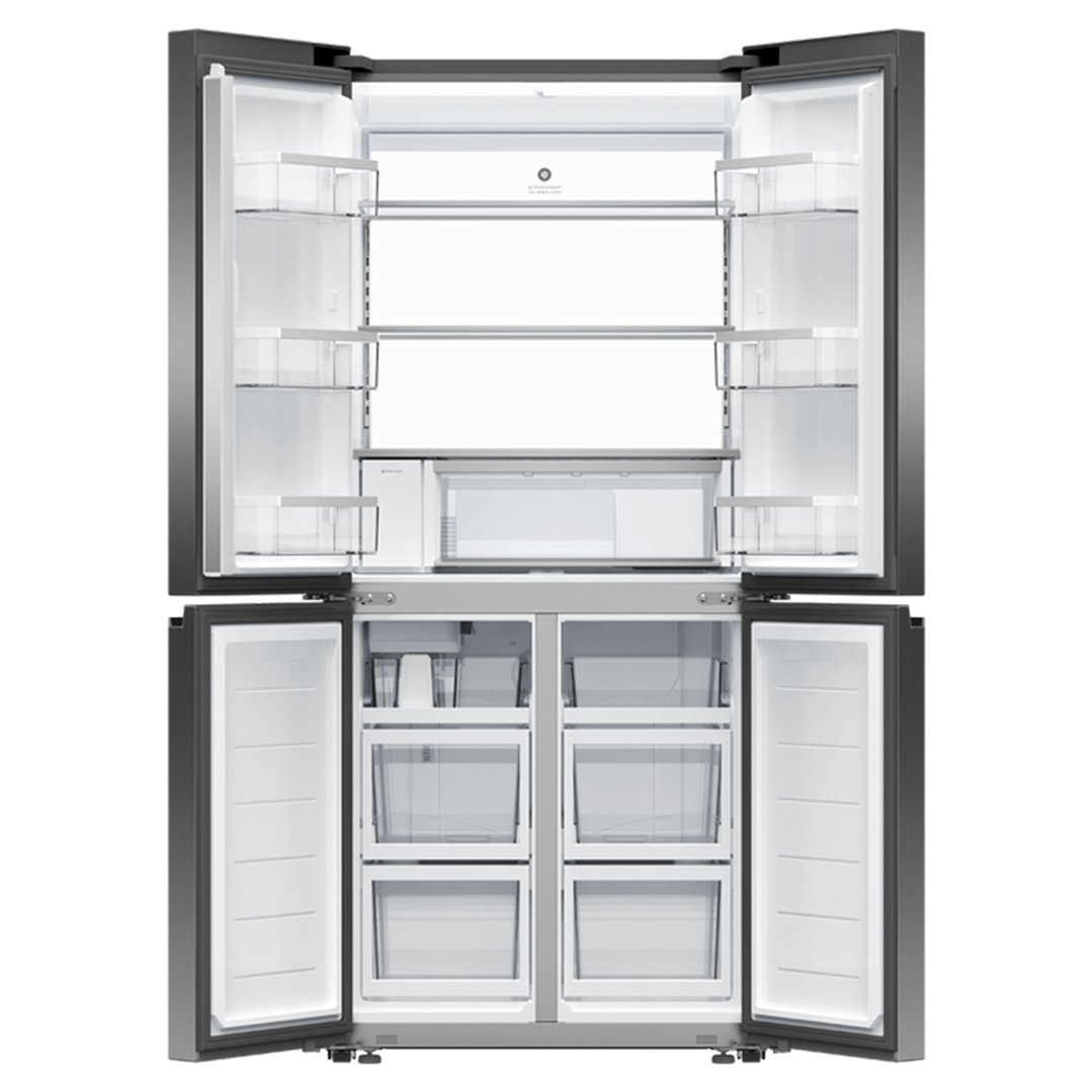 Fisher & Paykel 498L Series 7 Quad Door Refrigerator Freezer, Ice & Water RF500QNUB1