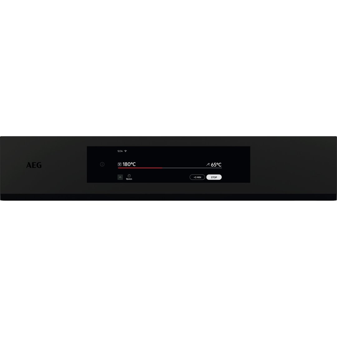 AEG 60cm Multifunction 21 Matte Black Sense Cook Oven NBT9P831AT