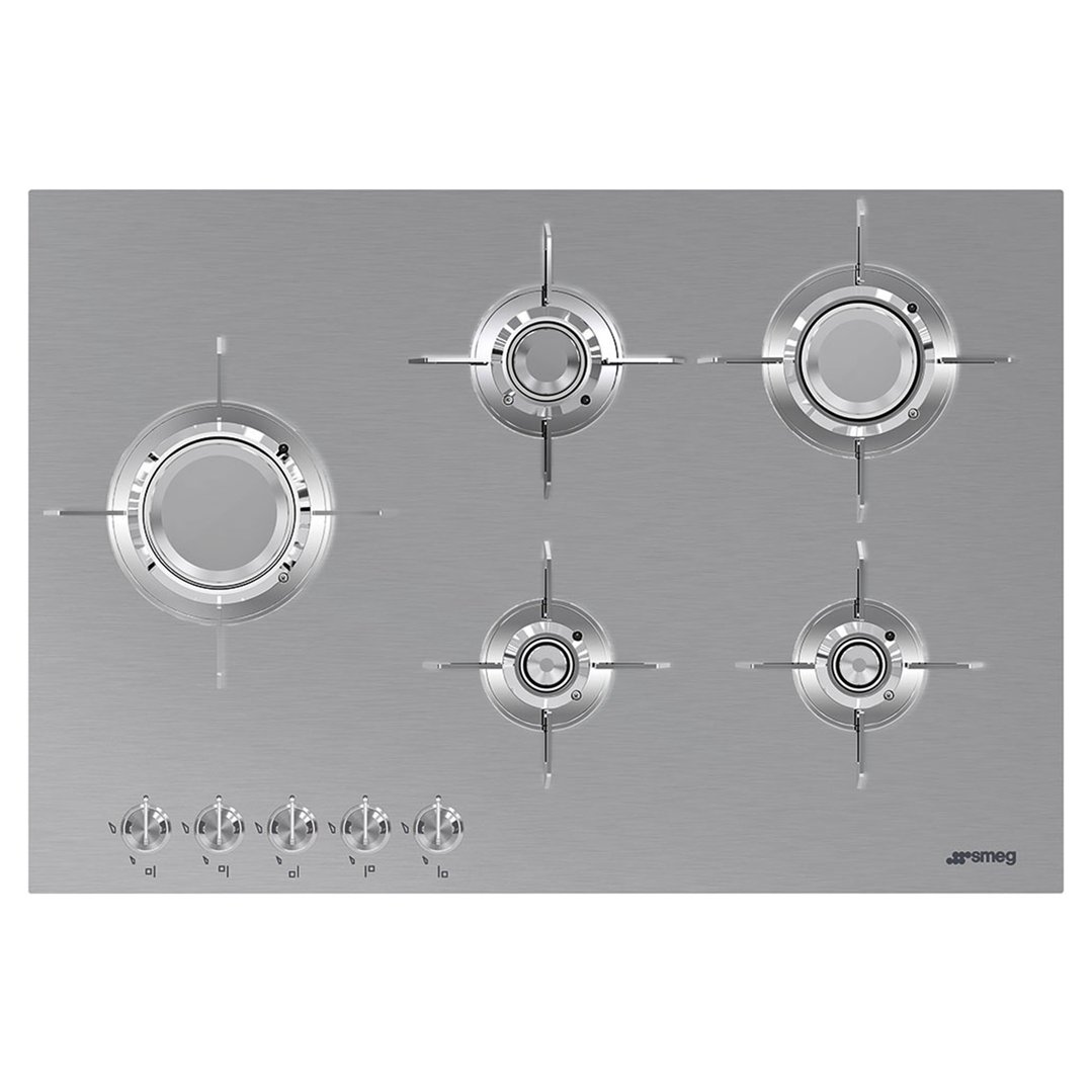 Smeg 75cm Linea Blade Flame Gas Cooktop PXL675LAU Signature Appliances