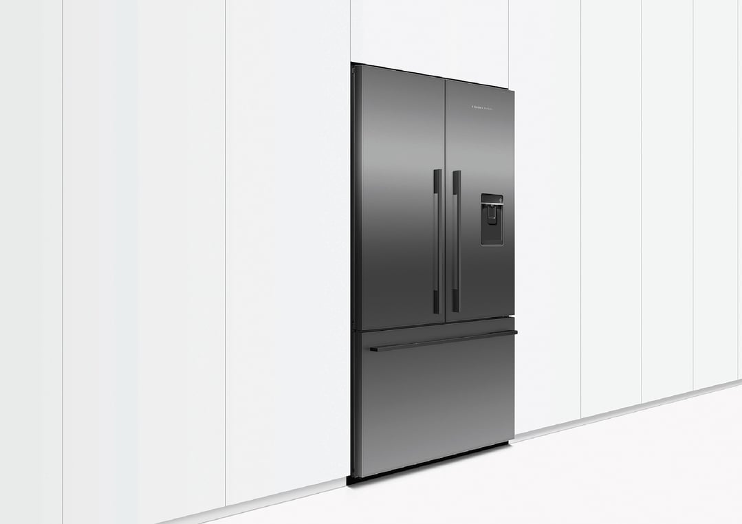 Fisher & Paykel 569L Series 7 French Door Refrigerator Freezer, Ice & Water RF610ADUB5