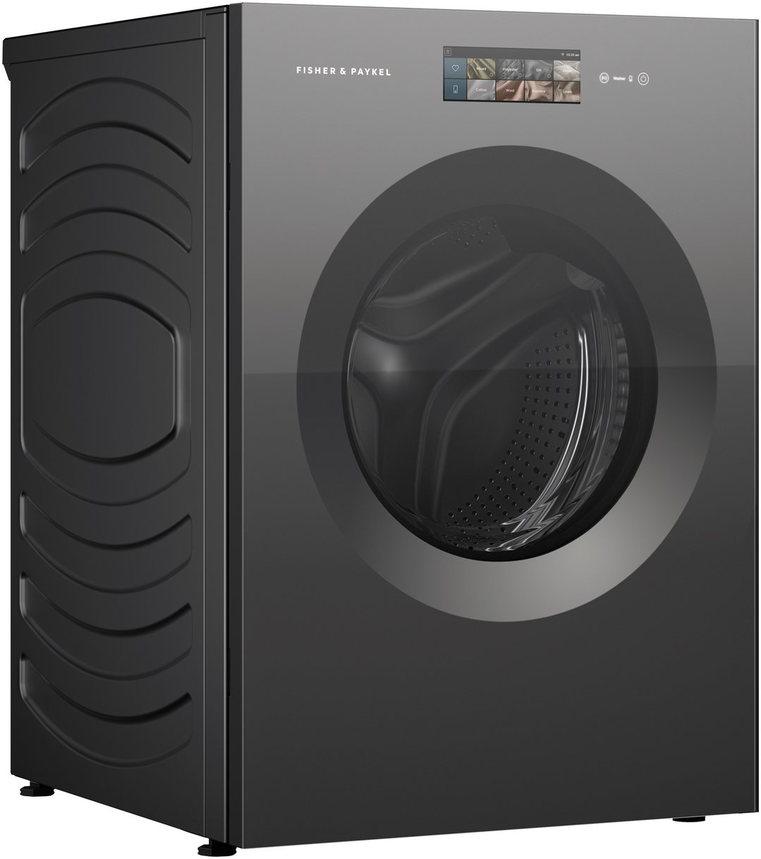 Fisher & Paykel 12kg Series 7, Minimal Front Loader Washer, Flexi Dose, Grey Glass WH1260MZB5