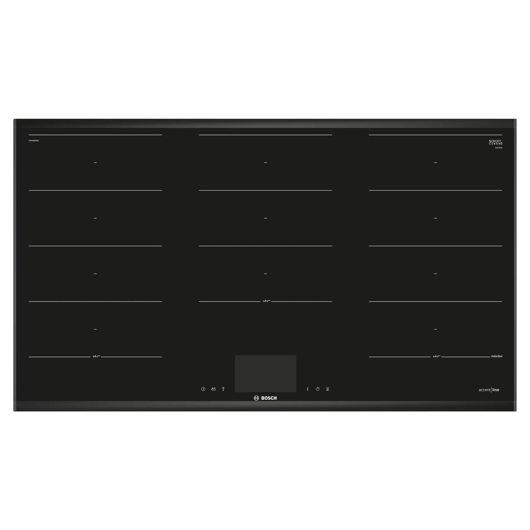 Bosch 90cm Accentline FlexInduction Cooktop. PXX995KX5E