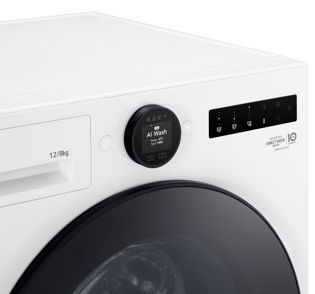 LG 12/8kg Series 10 Washer Dryer Combo White - ezDispense WXC10-1412W