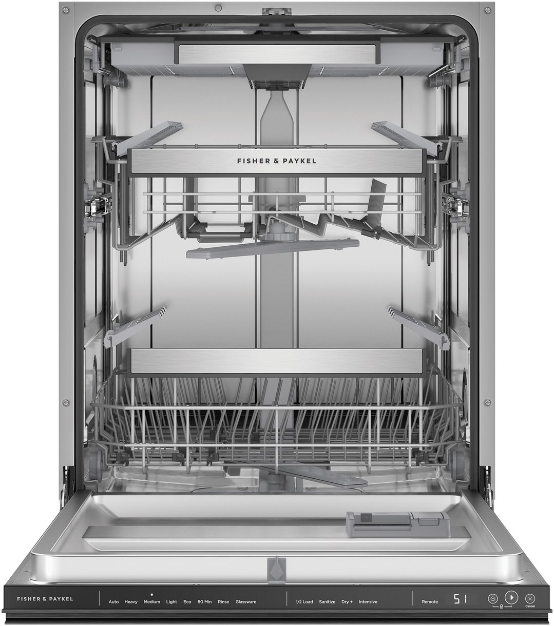 Fisher & Paykel Series 9, Contemporary Tall Built-under Dishwasher DW60UNT4B2