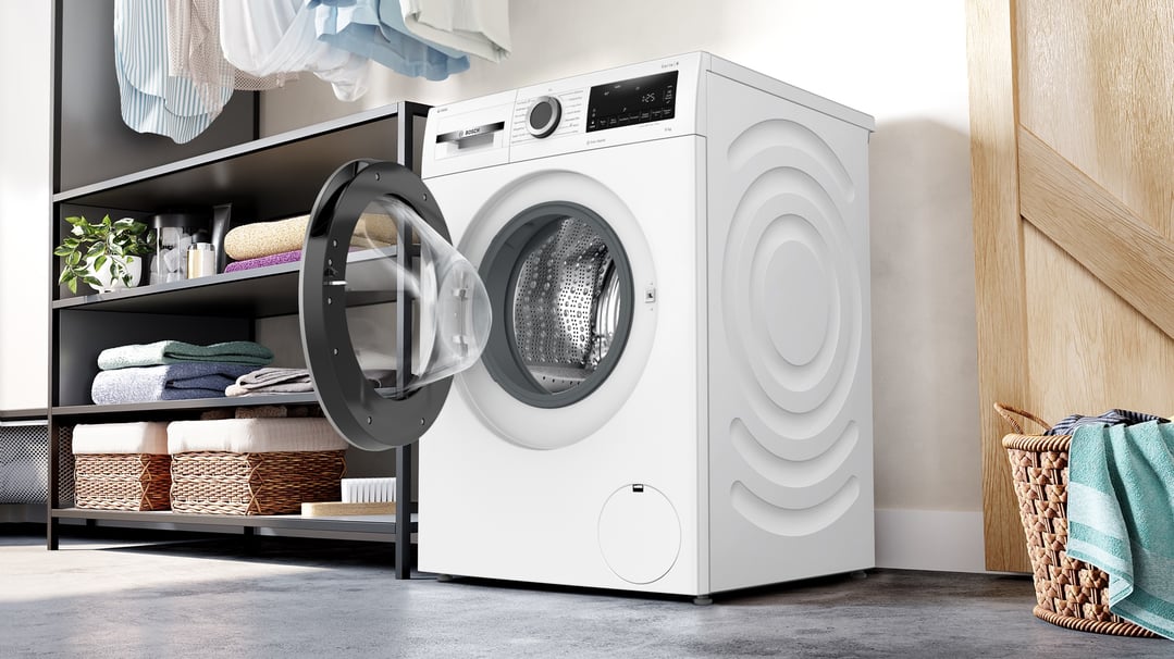 Bosch 9kg Series 6 Front Loader Washing Machine White WGG244F0AU