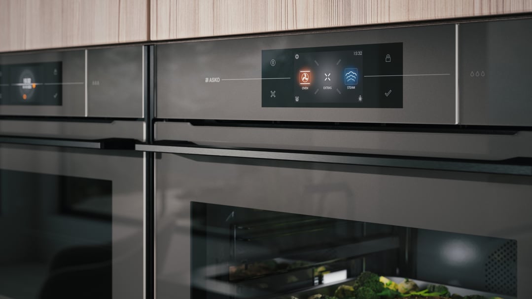 Asko Elements 60cm Combi Steam Oven - Pearl Grey OCS8678GG