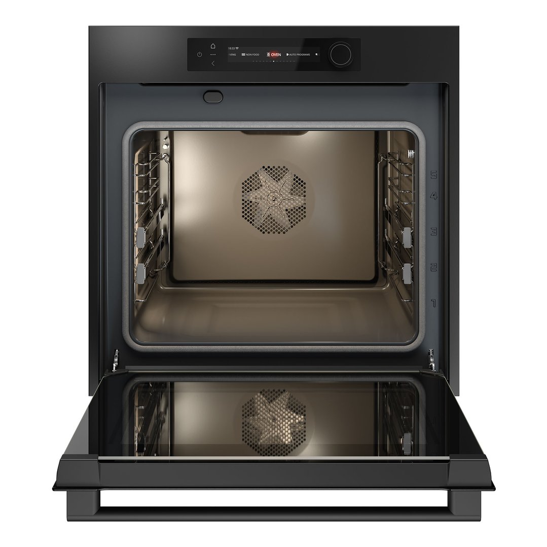 Asko Craft Frame 60cm Pyrolytic Oven - Graphite Black OTP66GSH-AU