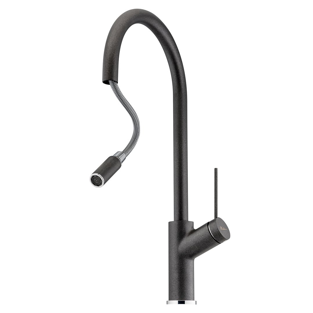 Oliveri Vilo Pull Out Mixer - Black VT0398C-ST-BL
