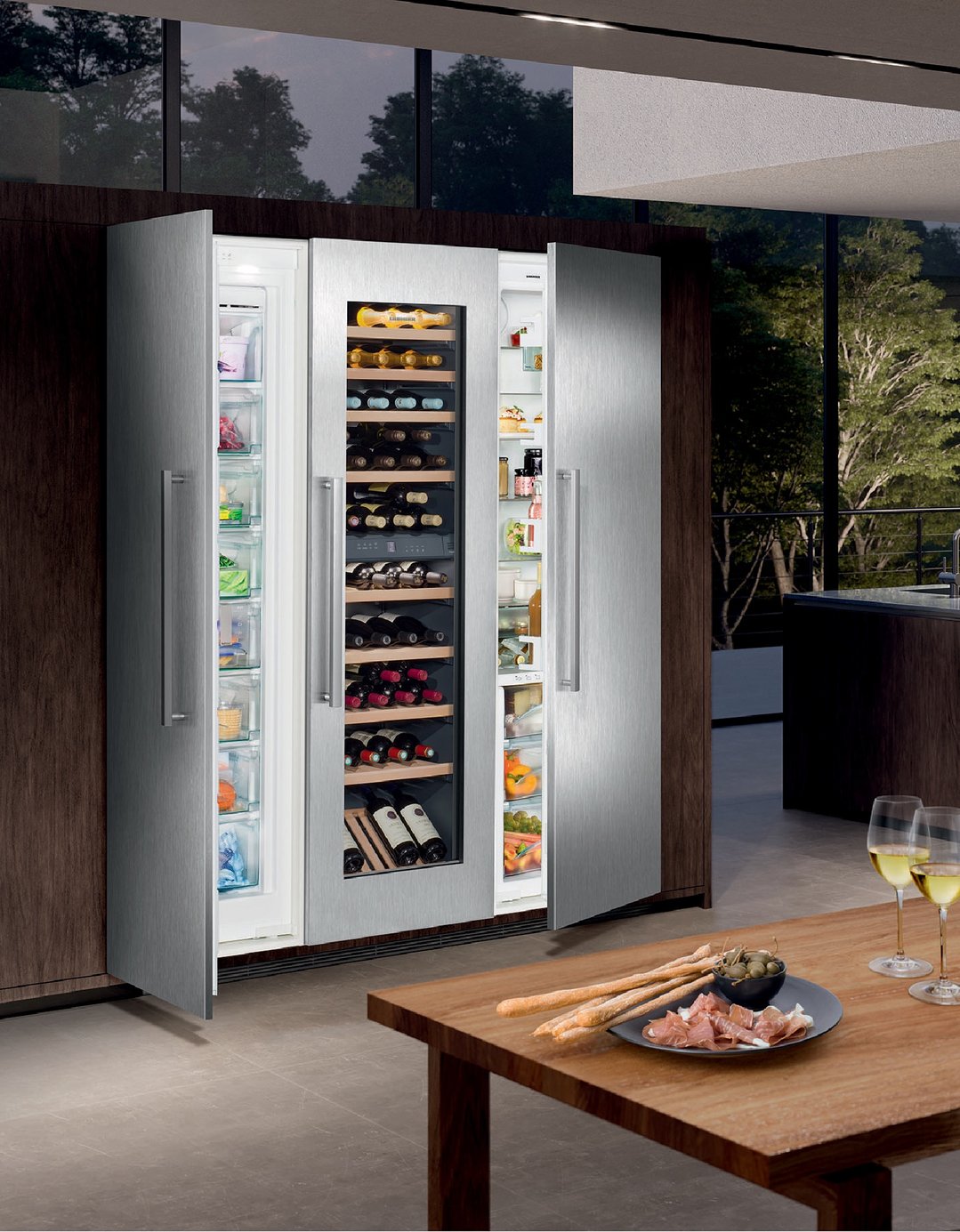 Liebherr 80 Bottle Dual Zone Built-in Wine Cabinet - Right Hinged EWTDF3553RHH