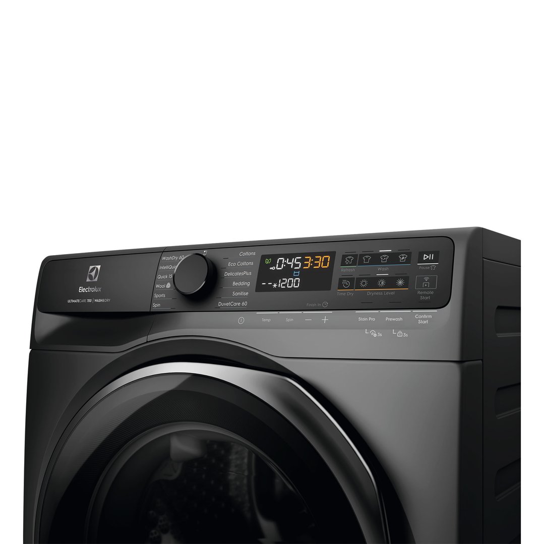 Electrolux 10kg UltimateCare 700 Front Load Washing Machine with 6kg Dryer Dark Onyx EWW1043R7SCS