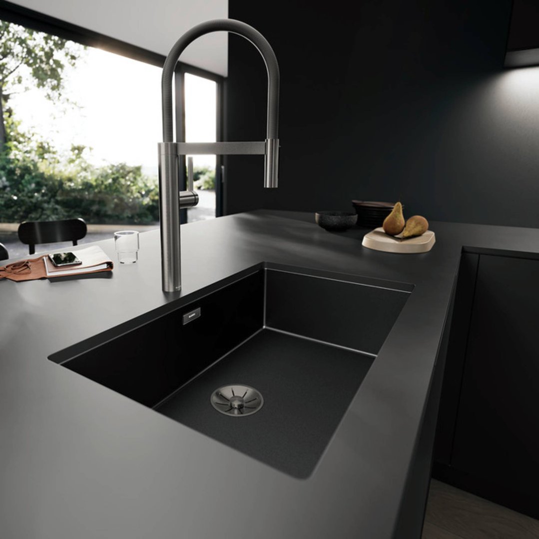 Blanco BLANCOCULINA-S II PVD Steel Mixer Tap BLANCOCULINA-SIIP
