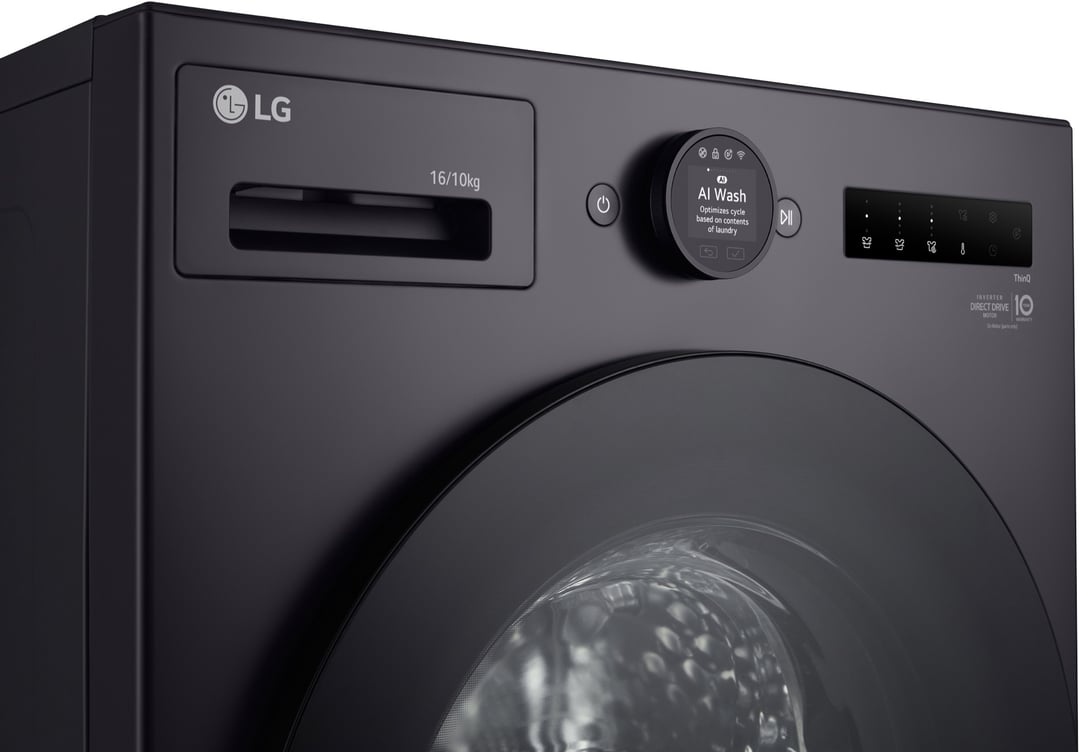 LG 16/10kg Series XL Front Load Washer Combo - Graphite Finish WXLC-1016GX