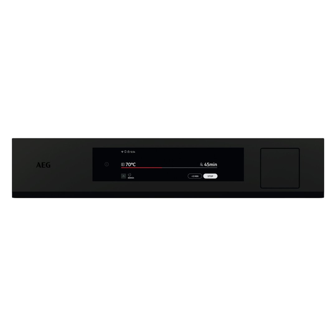AEG 60cm Multifunction 25 Matte Black SteamPro Full Steam Oven NBP9S83PAT