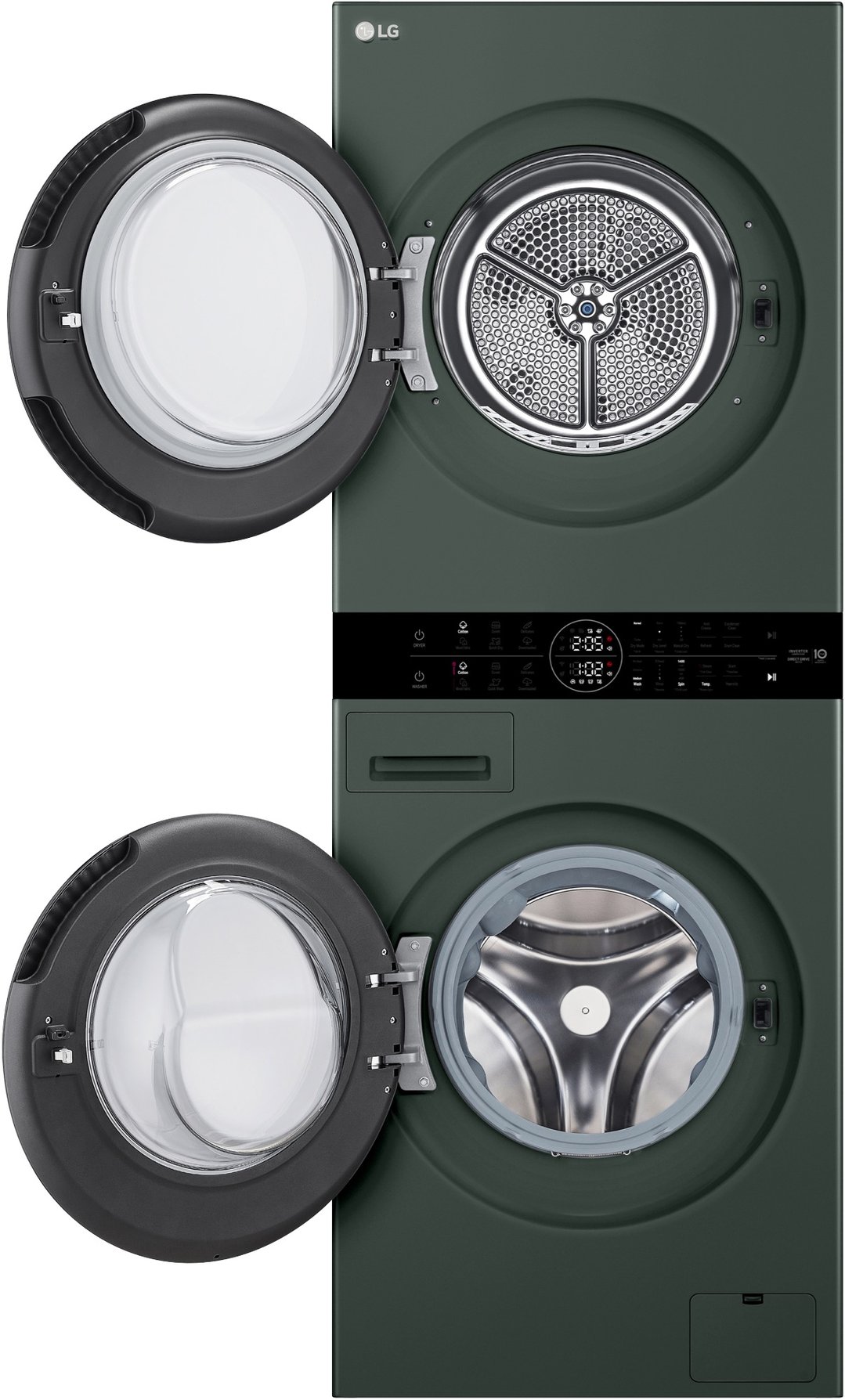 LG WashTower™ Compact All-In-One Stacked Washer Dryer - Forest Green WWT-1210FGX