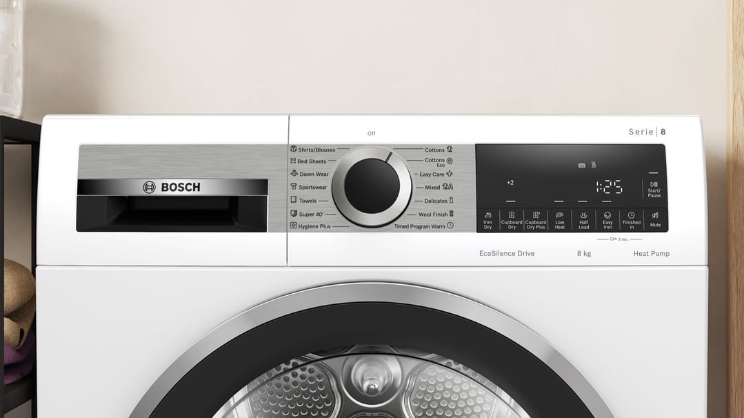 Bosch 8kg Series 8 Heat Pump Dryer WQG235D8AU