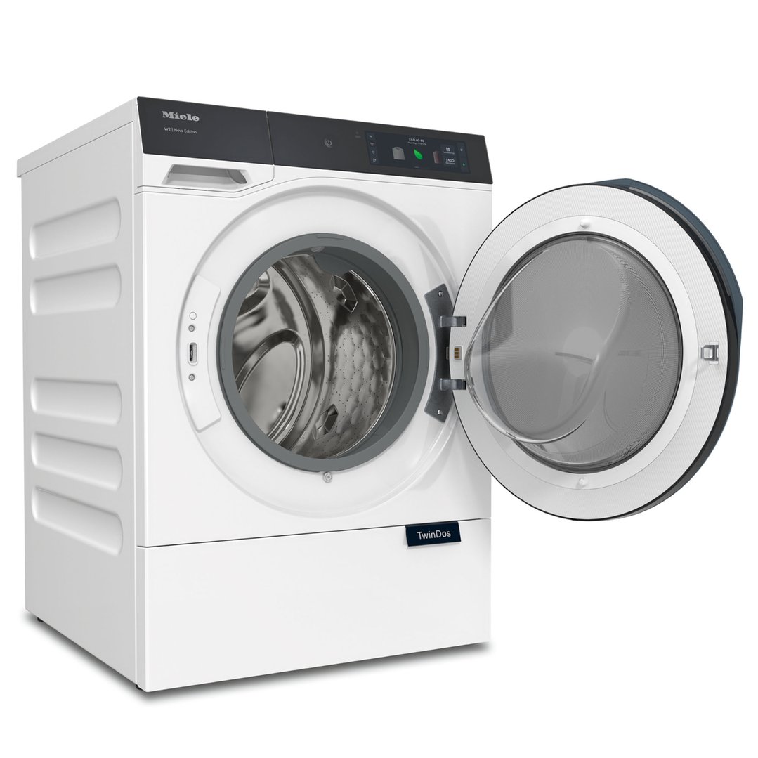 Miele Nova 10kg Front Load Washing Machine with Automatic Dosing and Ribless InfinityCare Drum WQ1200WPS