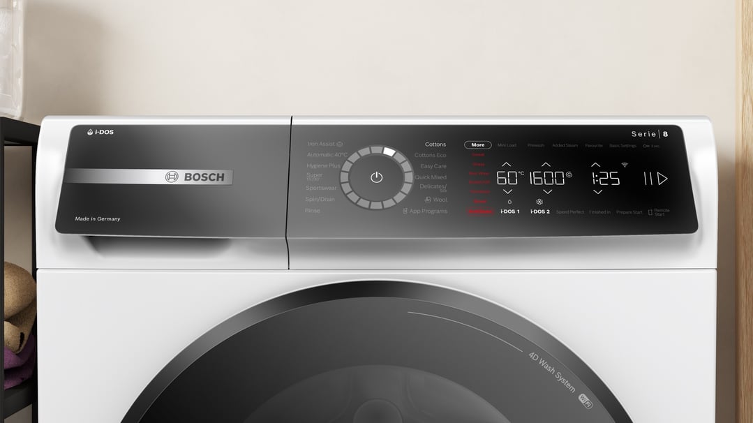 Bosch 10kg Series 8 Front Loader Washing Machine White WGB256A2AU