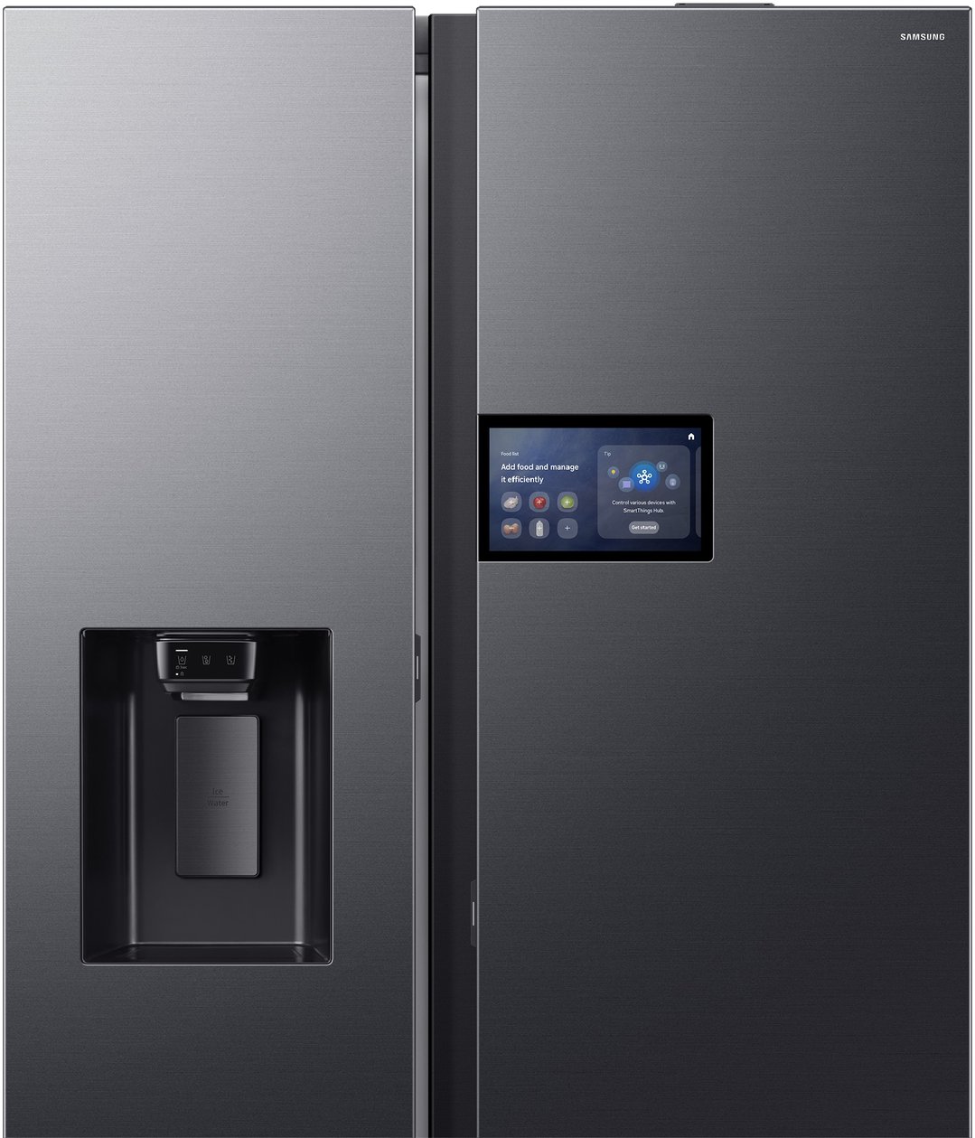 Samsung 615L Side-by-Side Refrigerator AI Home - Black SRS6500BA