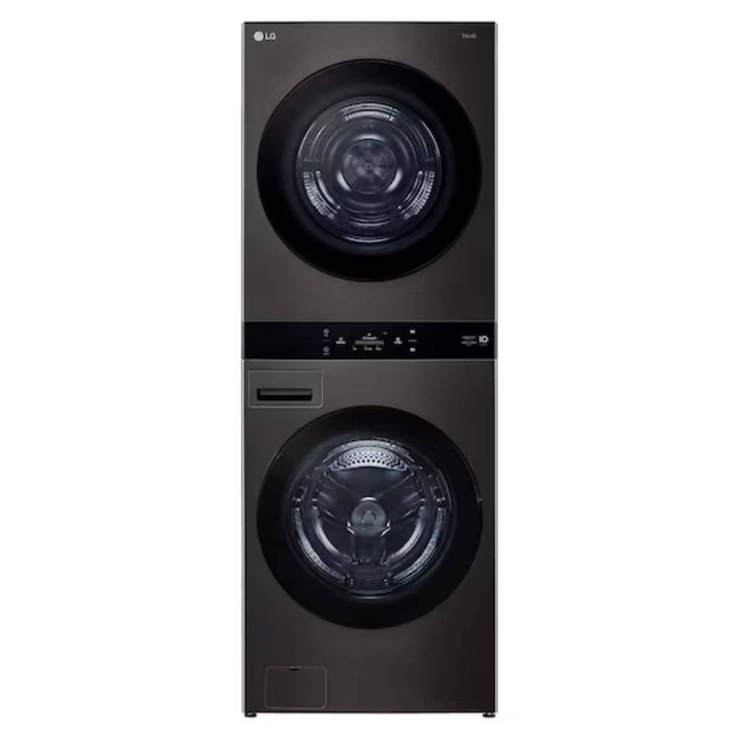 LG AI WashTower™ 19/10kg All-In-One Stacked Washer Dryer - Black WWT-1910BX