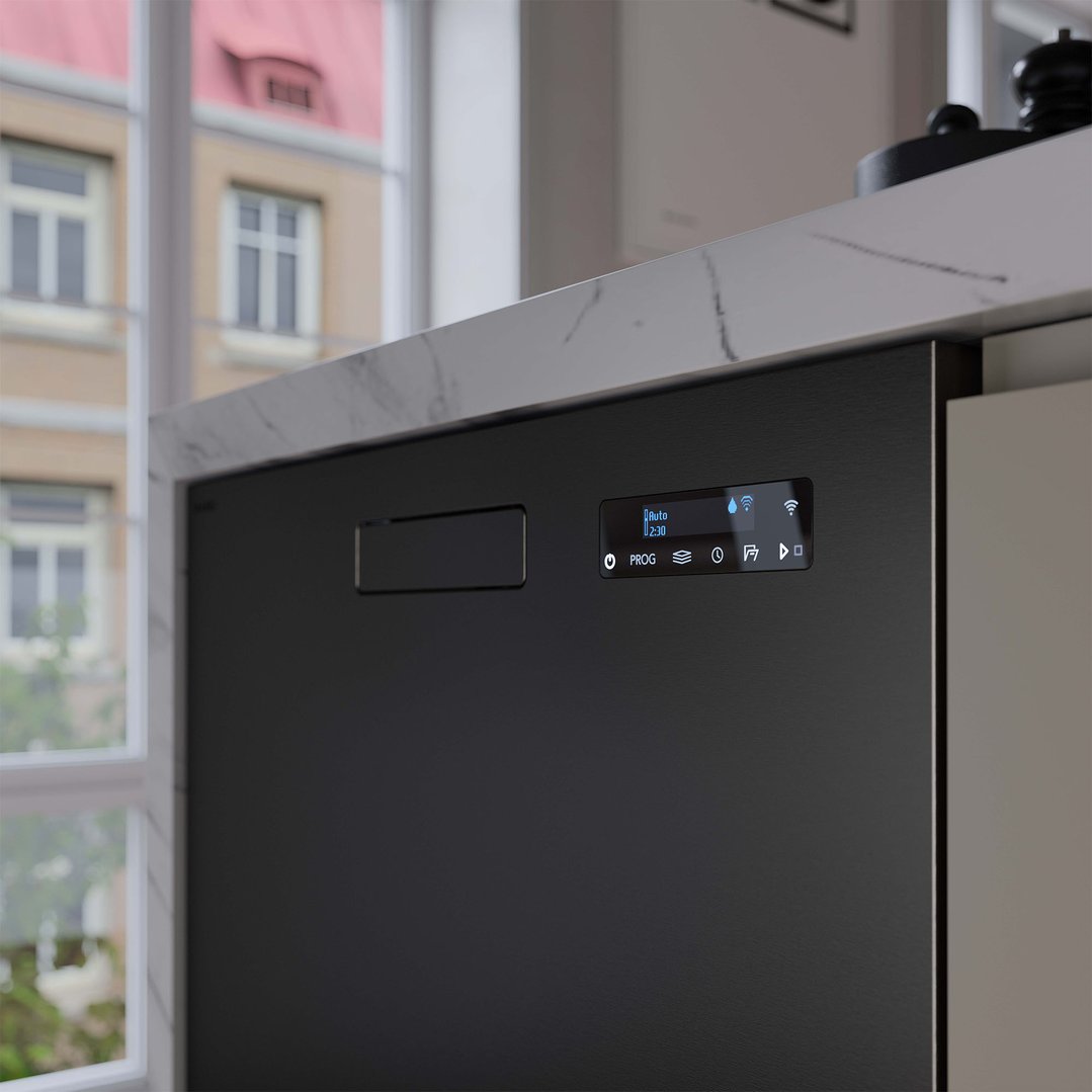 Asko 82cm Dishwasher BI 16pl Classic Black Steel DBI364IDBSAU