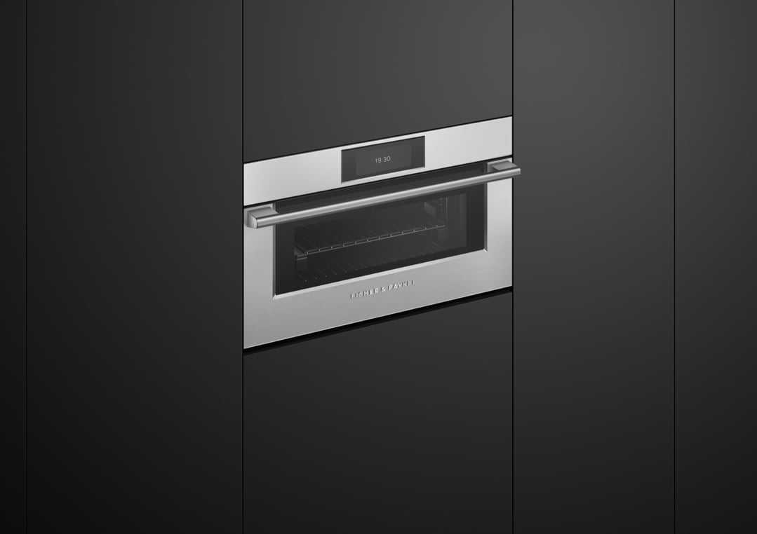Fisher & Paykel 76cm Series 9, Professional Compact Combi-Steam Oven, Stainless Steel OS76NPUX3
