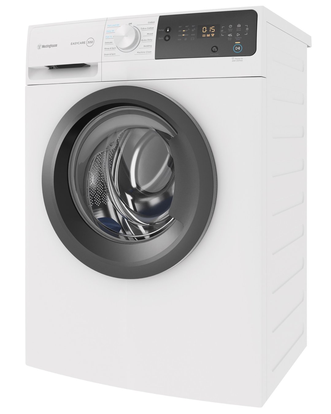 Westinghouse 7.5kg EasyCare 300 Series Front Load Washing Machine WWF7524N3WAS