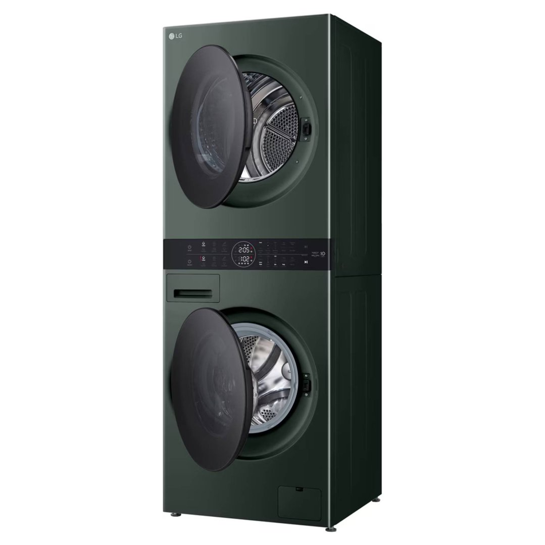 LG WashTower™ Compact All-In-One Stacked Washer Dryer - Forest Green WWT-1210FGX