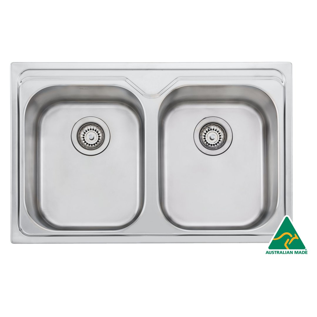 Oliveri Diaz Double Bowl Universal Sink DZ23TU
