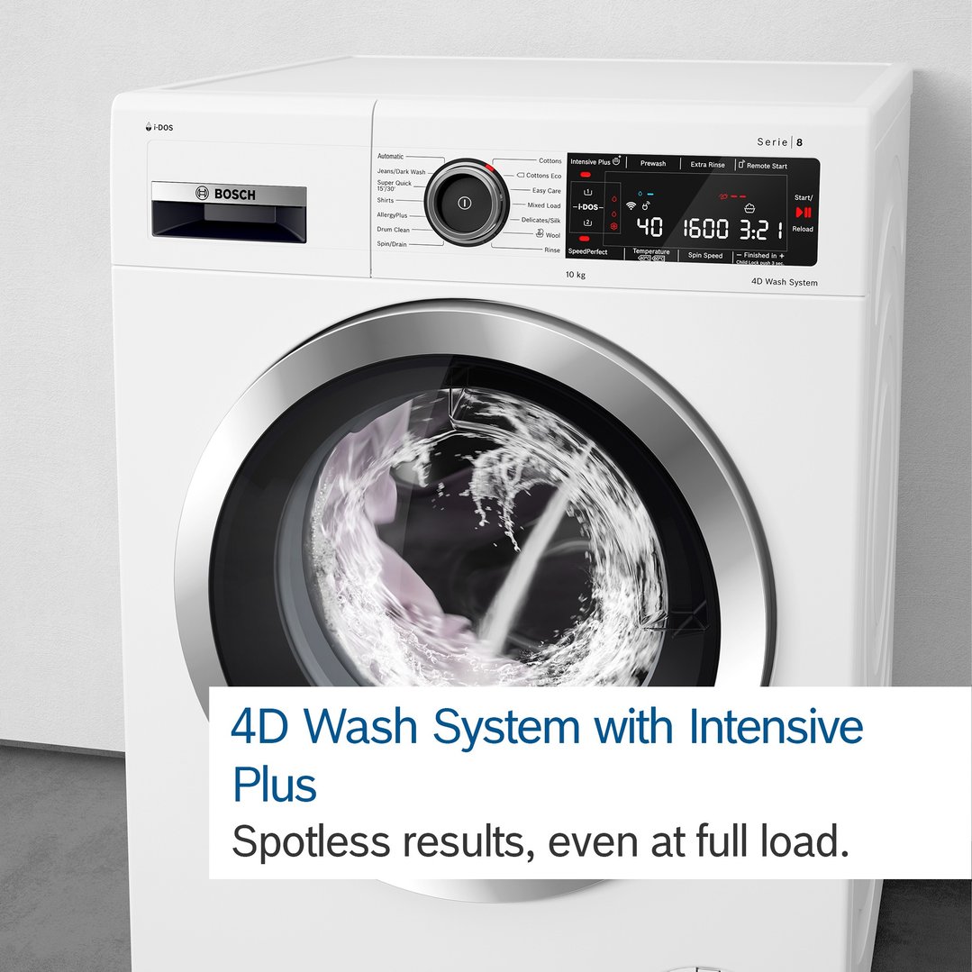 Bosch 10kg Series 8 Front Load Washing Machine WGB25600AU