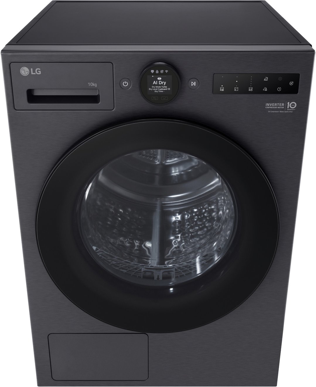LG 10kg Series 9 Heat Pump Dryer - 9 Star - Matte Black DXH9-10MB