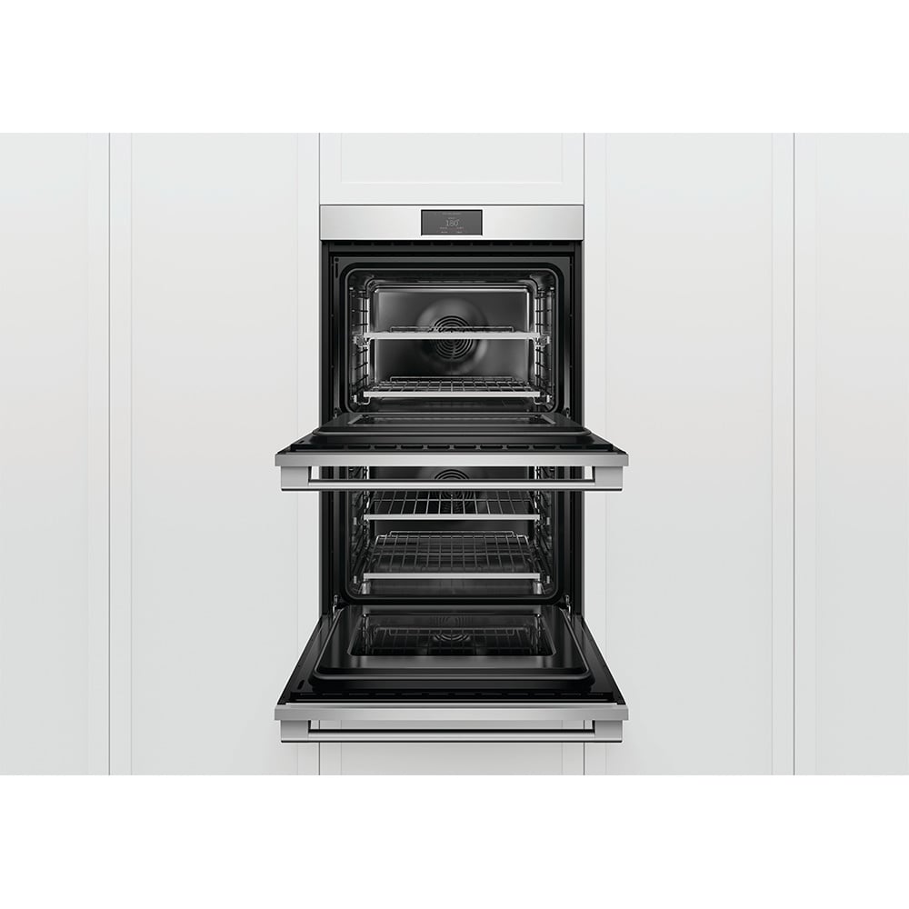 Fisher & Paykel Series 9 Double Oven, 76cm, 17 Function, Self-cleaning OB76DPPTX1