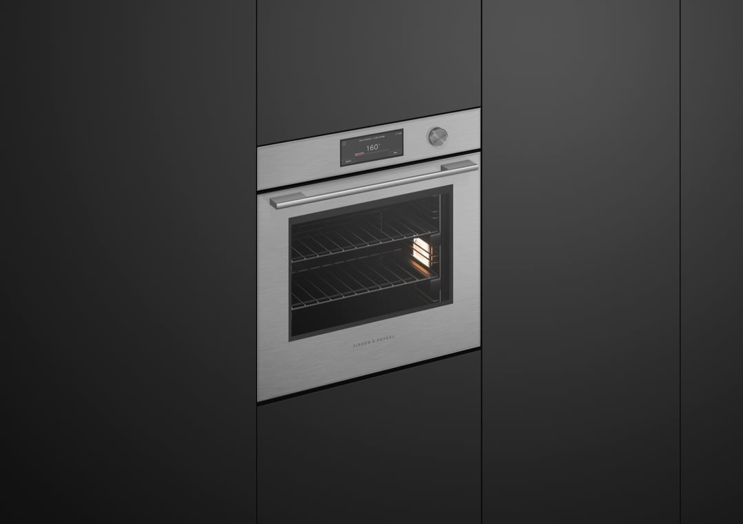 Fisher & Paykel 60cm Contemporary Combi-Steam Oven, Brushed Silver OS60SACHUDX5