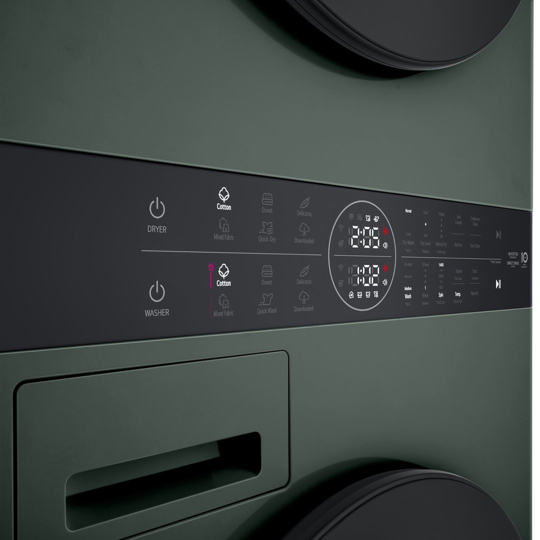 LG WashTower™ Compact All-In-One Stacked Washer Dryer - Forest Green WWT-1210FGX