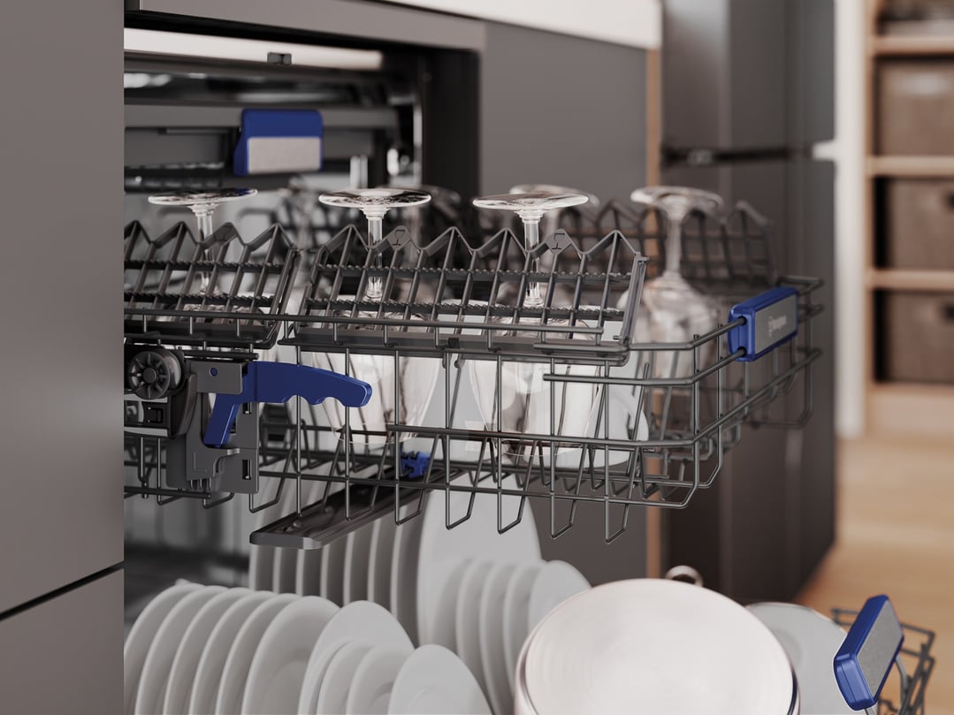 Westinghouse 60cm Dark Stainless Steel Freestanding Dishwasher WSF6606KXC