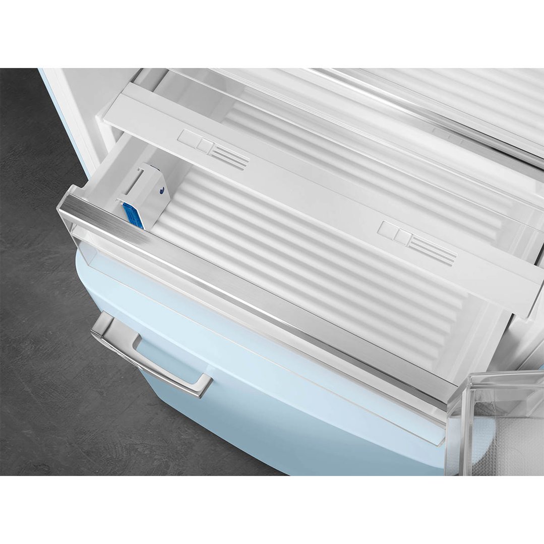 Smeg FAB 38 50’S Style Retro Refrigerator, Right Hand - Pastel Blue FAB38RPB5AU