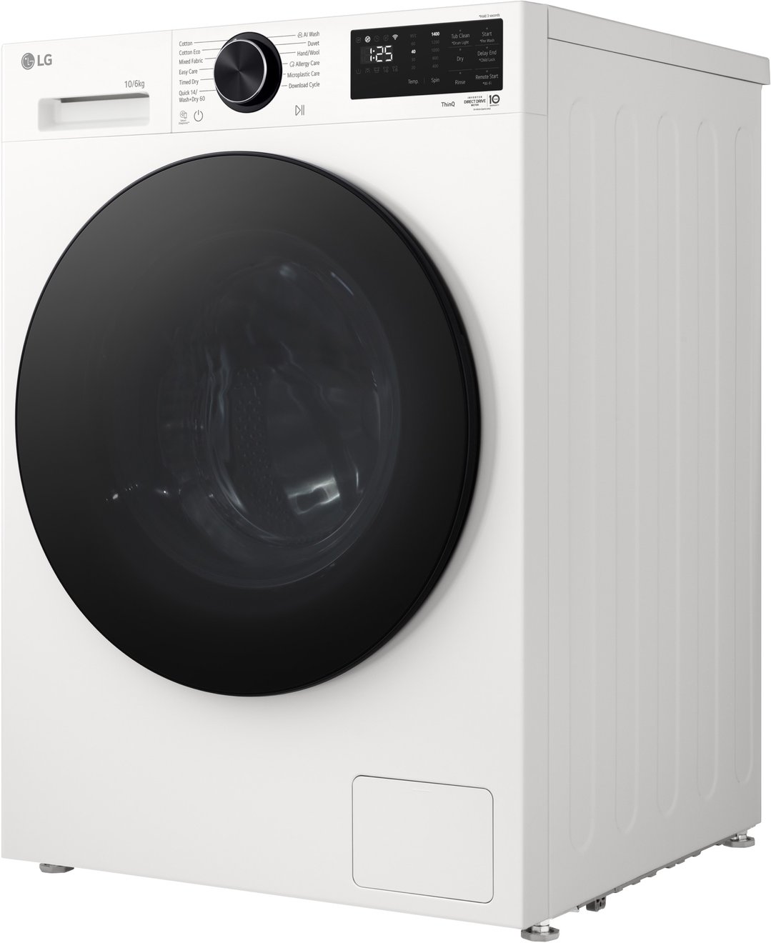 LG 10/6kg Series 3 Front Load Washer Dryer Combo - AI Wash - White WXC3-1410W
